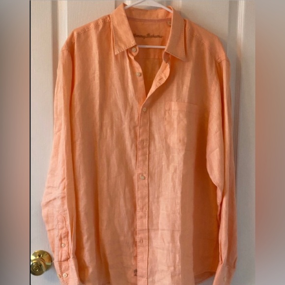 Tommy Bahama Other - Tommy Bahama 100% Linen Long Sleeve Shirt EUC Perfect W/ Luxury Stitching